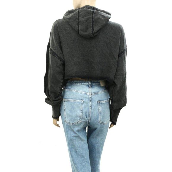 Free People Fp Movement Body Language Hoodie Jacket Top Oversized XS New - Picture 9 of 12